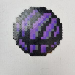 Dark Ball Perler Bead Pixel Art